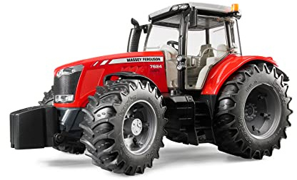 bruder 03046 - Massey Ferguson 7624, granja, tractor, juguete, vehículo