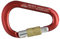 STUBAI HMS Karabiner Karabiner mit Schraubverschluss, Schraubkarabiner zum Klettern, Kletter-Karabinerhaken, Sicherungskarabiner zum Bergsteigen, rot