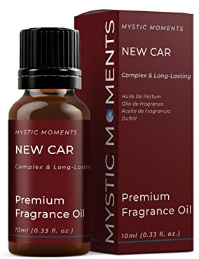 Mystic Moments | Olio di profumo per auto nuovo - 10 ml - perfetto per saponi, candele, bombe da bagno, bruciatori di olio, diffusori e articoli per la cura della pelle e dei capelli