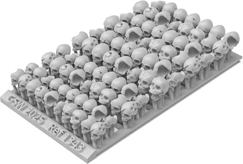 Green Stuff World 100x Totenschädel - Totenköpfe Schädel Skulls Resin (Harz) GSWD39