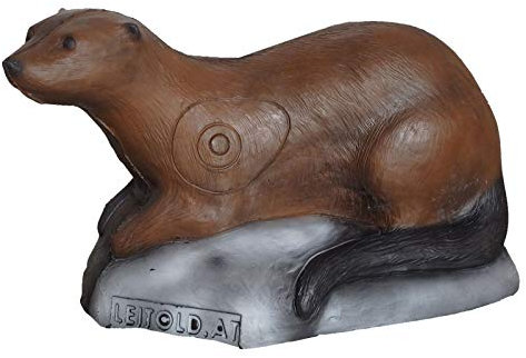 Leitold Fischotter; Ziel oder Zielscheibe für den Bogensport, Bogenschießen, Pfeil und Bogen, Armbrust Sport, 3D