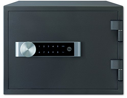 Yale Medium Fire Safe – Maximum Fireproof Protection, 1 Hour Fire Rated for Documents, Touchscreen Keypad, Lockdown Mode, Auto-Lockdown, Extra Locking Points, Secure Floor Fixing – 36L – YFM/352/FG2