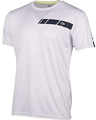 Dunlop Kinder Sport Tennis T-Shirt – Club Line, Crew Tee, Jungen, Weiß