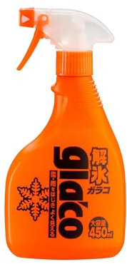 SOFT99 Glaco Deicer Spray 450 ml, Melts ice fast and helps prevent Re-freezing, Fast Acting Car De-Icer Spray Quickly Clear Frost, Ice or Snow