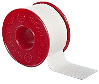 10 x Pflaster Rudaplast Fixierpflaster Rollenpflaster(Größe: 2,5 cm x 5 m)