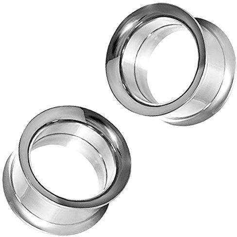 Soul-Cats Flesh Tunnel 2er Set Tunnelset Silber