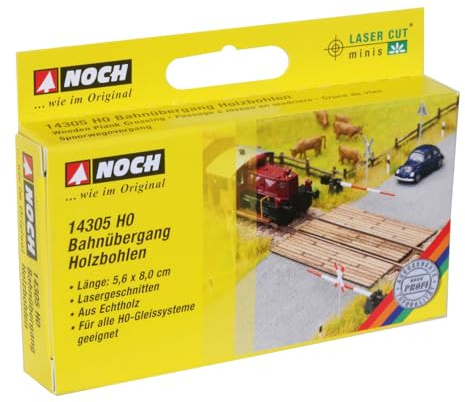Noch 14305 Wooden Plank Crossing H0 Scale Model Kit