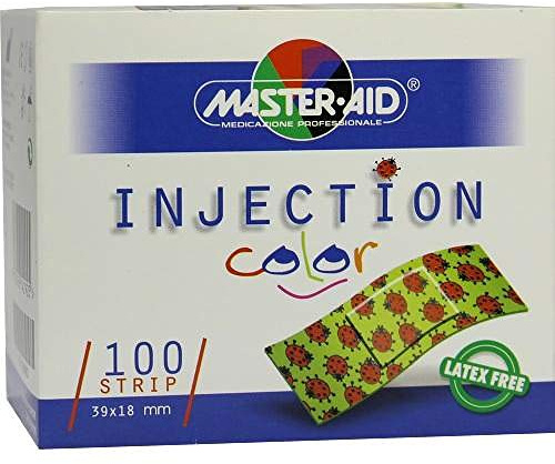 Injection color Kinderpflaster Marienkäfer, 100 St