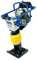 Scheppach Vibrationsstampfer VS1000 Vibrationsplatte Verdichter | 5,7 PS Leistung | 10000 J Schlagkraft | 60 cm Verdichtungstiefe | Schlagzahl 650mm-1 | Arbeitsbreite 345 x 285mm | Vorlauf 13 m/min