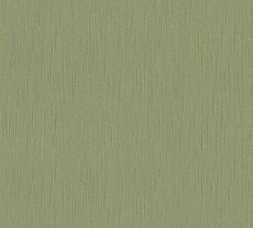 Architects Paper Textiltapete Tessuto Tapete Uni 10,05 m x 0,53 m grün Made in Germany 965141 9651-41