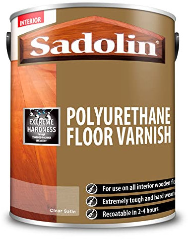 Sadolin Polyurethane Floor Varnish 5 litre Satin