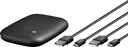 2 in 1 Powerbank und Qi Ladepad für kabelloses Laden von bis zu zwei Smartphones gleichzeitig