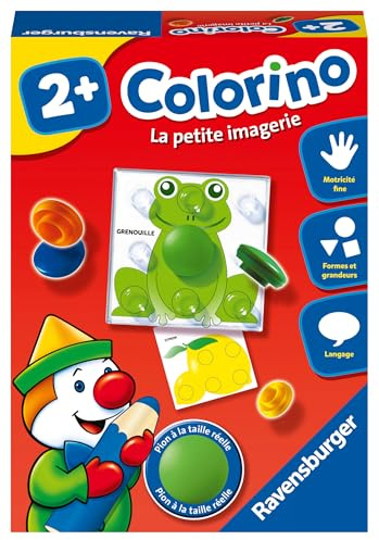 Ravensburger - Jeu Educatif - Colorino La Petite Imagerie - Jeu d'apprentissage des Couleurs et Manipulation - Motricité et créativité - A partir de 2 Ans - 20797 - Version française