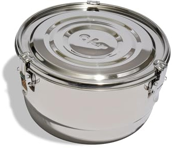 CVAULT by Boveda | 1/2 lb Container | Smell-Proof, Air Tight & Light Resistant | Food Grade Stainless Steel | Includes 62% RH Boveda