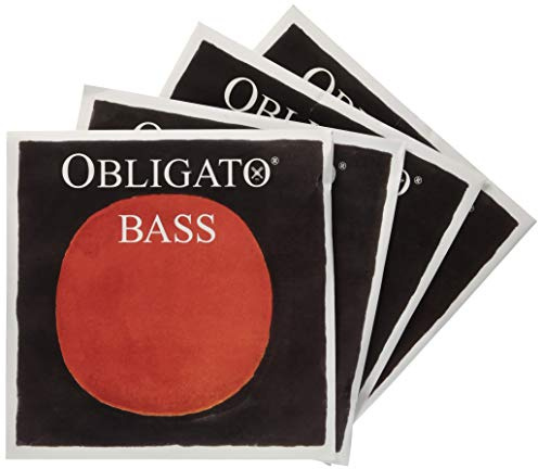 Pirastro Obligato 441020 Kontrabass Saiten Satz, Kunststoffkern