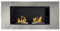 HOMCOM Camino Bioetanolo da Parete con 2 Bruciatori Capacità di 3L 4400W 110 x 54 x 14,5cm