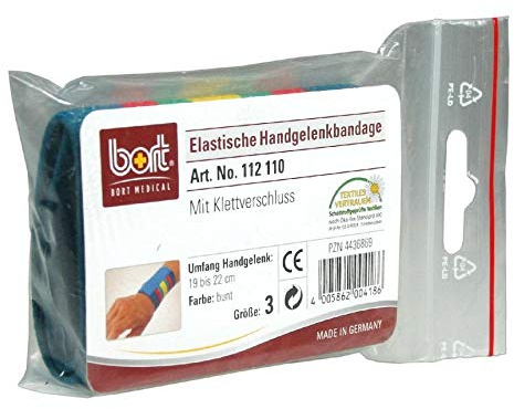 BORT Handgelenkbandage m.Klettverschl.Gr.3 bunt 1 St