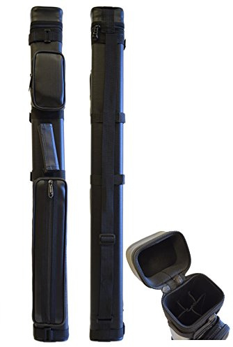 HAN'S DELTA 2x3 Hard Billiard Case 2Butts 3Shafts Carry Pool Cue Stick - Cue Case