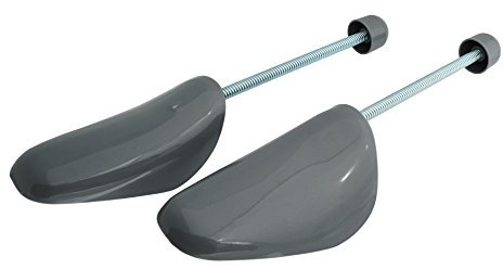 Incutex 1 Paio di Tendiscarpe taglia variabile 38-44, Forma Scarpe in Plastica da Uomo e da Donna, Allargascarpe, Alberi di Scarpe per Scarpe da Ginnastica, Ballerine, Mocassini, grigio