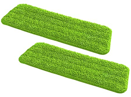 Maximex Ersatzbezüge für Sprüh-Mopp 2er Set, putzen ohne Chemie, mit spezieller Faserkombination, abnehmbarer Überzug bei 40°C waschbar, Maße (B x H x T): je 43 x 1 x 14,5 cm