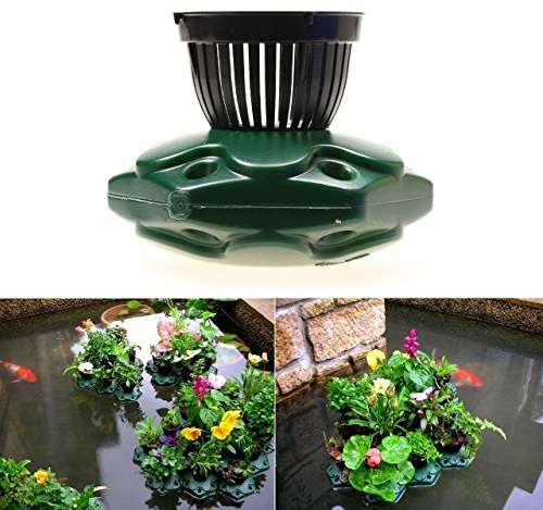 Aquaponics Floating Pond Planter Basket Kit - Hydroponic Island Gardens Features by Aquarium Supplies