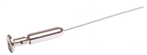 Acus Textiles Seilspanngarnitur aus Metall Chrom glänzend | Spanngarnitur 5m beliebig kürzbar | Sonnensegel Seile Draht