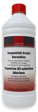 AMI - Low Odour Turpentine Substitute for Artists - Multi-Use - 1 Litre