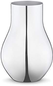 Georg Jensen - Vase CAFU - Edelstahl - Ø 14,8 cm - Höhe: 21,6 cm