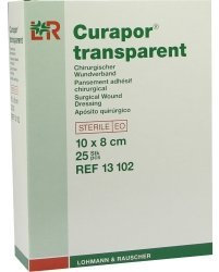 CURAPOR Wundverband steril transparent 8x10 cm 25 St Verband by CURAPOR