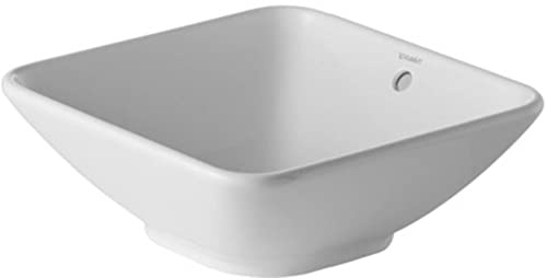 Duravit Aufsatzwaschbecken Bacino 42x42cm, o. HL u. HLB, m Überlauf, weiß