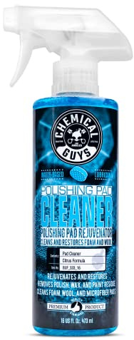 Chemical Guys BUF_333_16 Foam and Wool Polishing Pad Cleaner, Citrus-Based, 16 fl oz