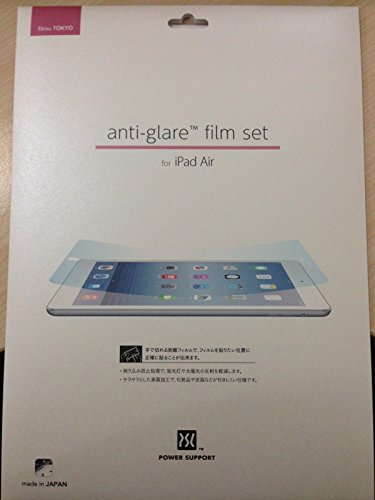 Power Support HD Anti Glare 1x Front-Screen Protector mit Mikrofasertuch & Dust Remover für Apple iPad Air/iPad 5