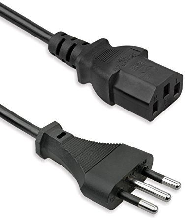 VulTech ALIM15-ITA Cavo Alimentazione PC 1.5m | Spina Italiana 10A a IEC C13 | Cavo di Corrente Certificato per Computer, Monitor, Stampanti | Sicurezza CE RoHS