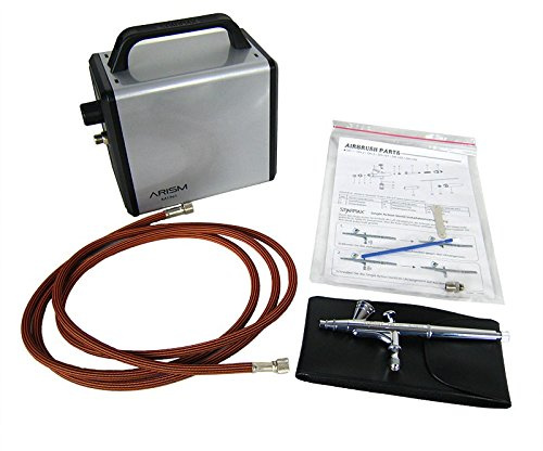 Airbrush Set Sparmax DH-102 mit ARISM Mini Kompressor Druckluft