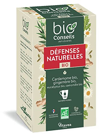 Bioconseils Bio Défenses Naturelles Infusion Boissons Vertes 20 Sachets