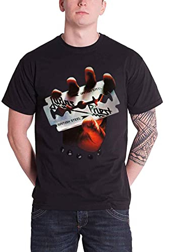 Rock Off - T-shirt Homme - Judas Priest British Steel