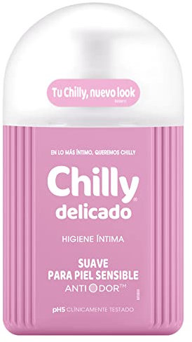 Chilly Delicado, Gel de Higiene Íntima, Fórmula Suave, 250ml
