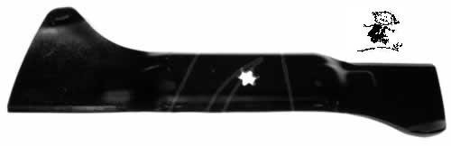 Coltello da 540 mm, adatto per i modelli MTD: 105 cm, N della piattaforma, Espulsione Heck, ad esempio JN 180 H, RH 175/105 A, CC 1020 RD, JLX 105 RH, Standard, verso sinistra.