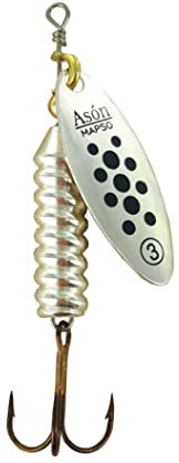 MAPSO - 5 Cucharillas de Pesca ASÓN Pesada-3 PN 12 GMS.