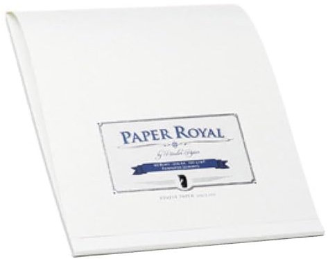 Rössler Papier 2002831009 - Paper Royal - Briefblock DIN A4, 40 Blatt, weiß gerippt