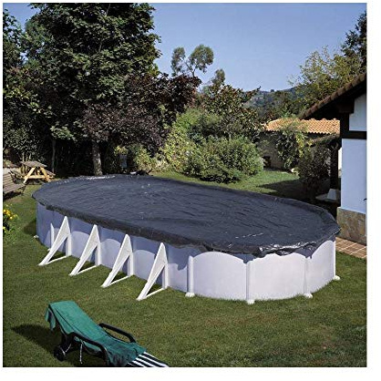 Schwimmbecken oval Winter Abdeckplane 810 x 470
