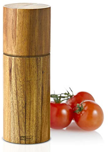 AdHoc MP74 Pfeffer- oder Salzmühle ACACIA klein, Keramik Mahlwerk, Akazienholz