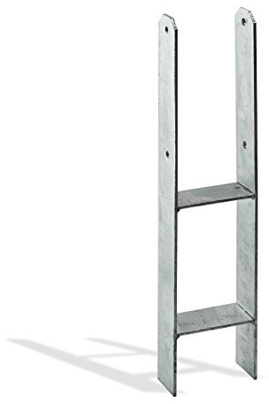H - Anker Carport Pfostenträger Pfostenanker Pfostenschuh 71x60x295x600 mm