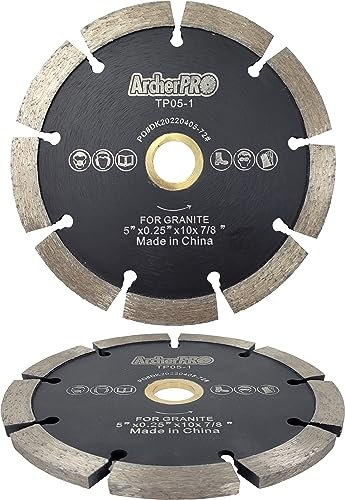 Archer PRO 5 in. Tuck Point Diamond Blade for Mortar Grooving and Removal. Tuck pointing mortar tools for brick mortar repair and mortar removal. Granite cutting and grout removal blade.