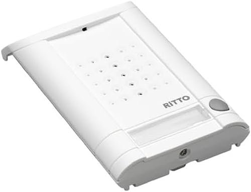 Schneider Electric Ritto Türstation, Minivox, Audio für 1-Familienhaus, Ersatzteil, Gegensprechanlage mit Beleuchtung und Klingeltaste, Außeneinheit, weiss, Artikelnummer 1271041