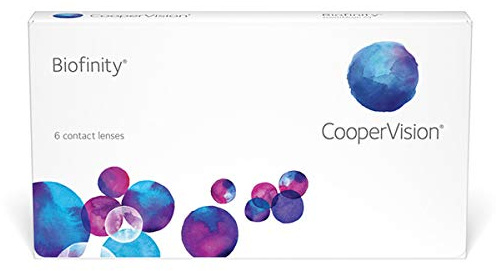 Biofinity - Lentes de contacto esféricas mensuales (R 8.6 / D 14/2.5 Diop), Pack de 6 uds.