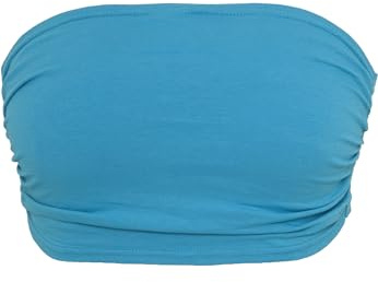Urban Classics Camiseta Deportiva Bandeau para Mujer, Azul (Turquoise 00217), XS