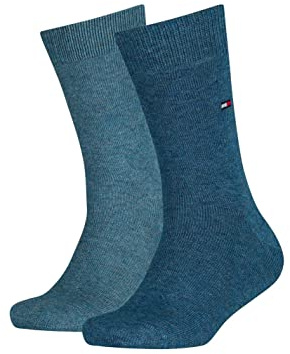 Tommy Hilfiger Mixte Enfant Classic Chaussettes, Jeans, 39-42 EU