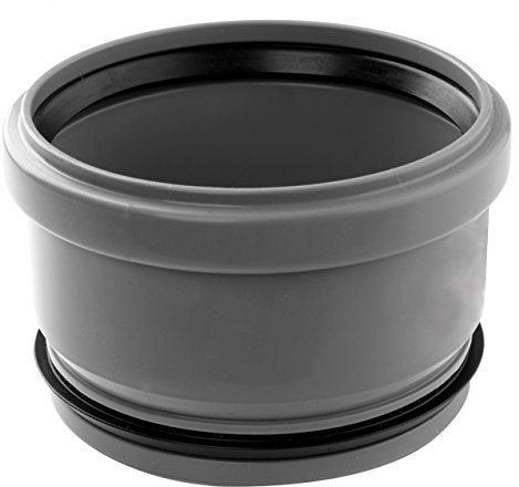 Airfit Abwasserinnen-Reduzierstück a PP f HT-/KG-Rohr konz DN 125x110 125110IR, Grau