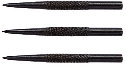 Röd drake specialist dartpunkter – svart räfflad 32 mm – 3 set per förpackning